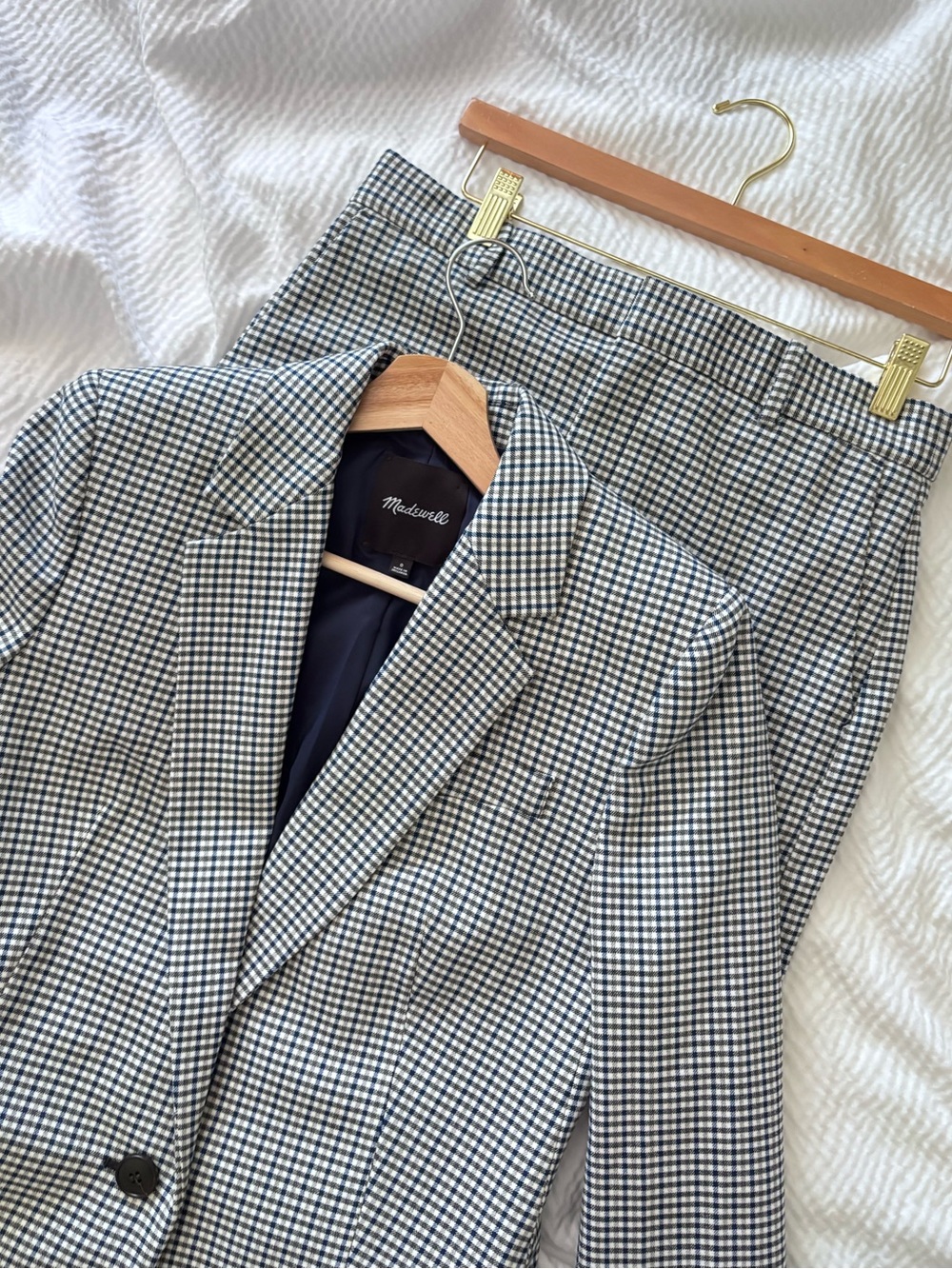 Madewell The Kline Mini Skirt Suit